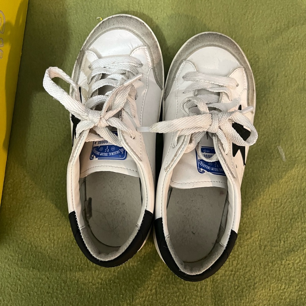 Golden Goose Kids Shoes in White and Black
